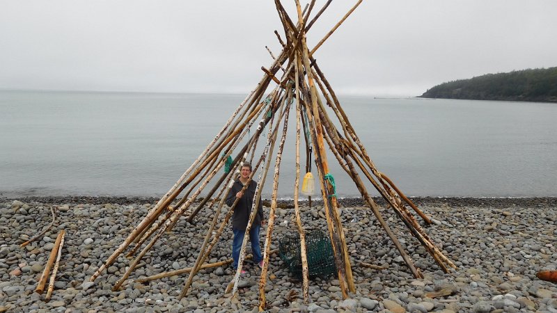 018 (2).JPG - Marilyn in a teepee
